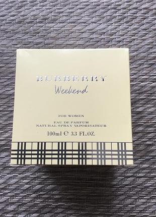 Парфумована вода weekend 100 мл burberry