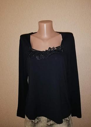 💖💖💖красивая женская трикотажная кофта, блузка, джемпер 16 р. marks & spencer💖💖💖