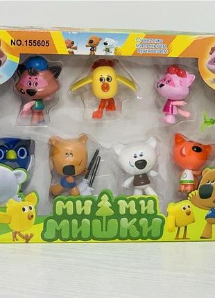 Набор фигурок «ми-ми-мишки» 7-персонажей.