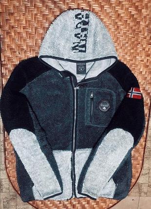 Napapijri куртка шерпа, на m, l.