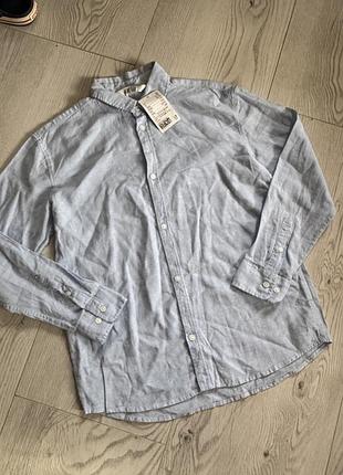 Льняна сорочка h&m на хлопчика