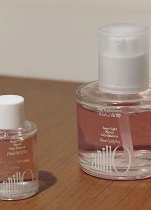 Есенція rosy night repair hair essence створена для відновлення волосся.