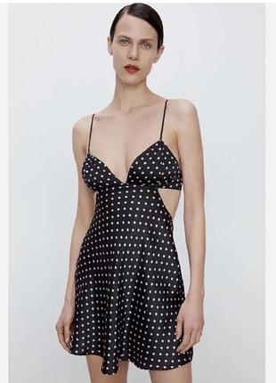 Неймовірно ніжна сукня в горох zara