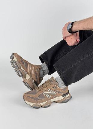 Мужские кроссовки new balance 9060 brown 2
