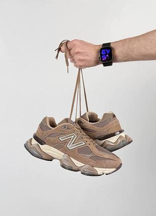 Мужские кроссовки new balance 9060 brown 3