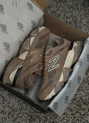 Мужские кроссовки new balance 9060 brown 7