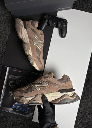 Мужские кроссовки new balance 9060 brown 10