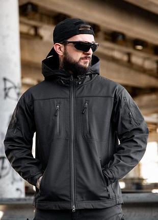 Городская тактическая куртка maximus софтшел darck grey пп7988