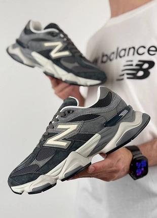 Мужские кроссовки new balance 9060 grey white