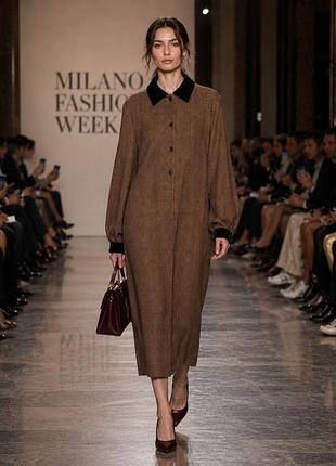 Сукня довга класична вовна жіноча mirta del pineto milano