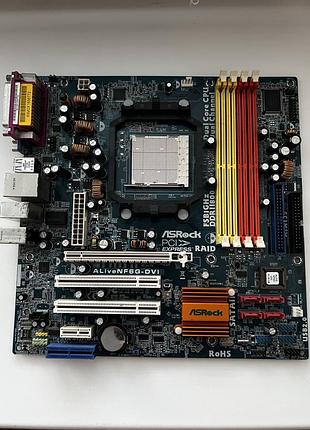 Материнская плата asrock alivenf6g-dvi (socket am2)  отличное состояние