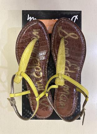 Сандалі sam edelman gigi 39 розмір 25,5 см жовті