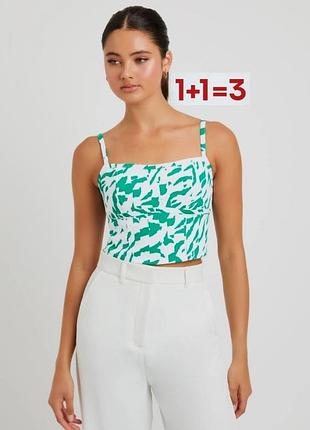1+1=3 🎁 укороченный кроп топ на бретелях от kokai