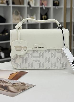Сумка белая karl lagerfeld оригинал