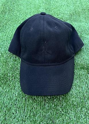 Кепка jordan black logo | оригинал
