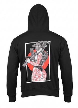 Милитари худи trenash gerl black нп4846