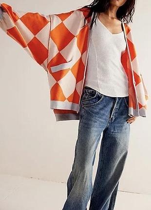 В’язаний оверсайз-кардиган we the free manny cardi від відомого бренду free people розмір s