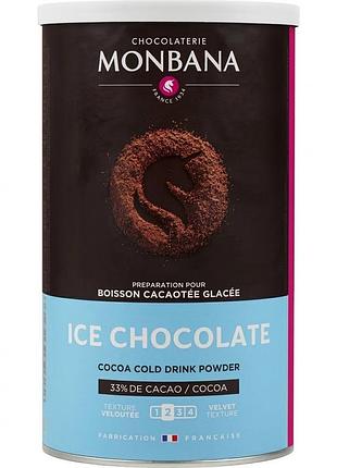 Суха суміш для приготування айс-шоколаду monbana iced chocolate 800 г