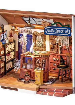 Конструктор 3d мини-домик robotime rolife kiki's magic emporium dg155