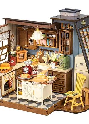 Конструктор 3d мини-домик robotime rolife baking kitchen dg172