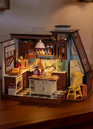 Конструктор 3d мини-домик robotime rolife baking kitchen dg172 2