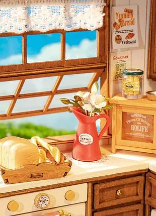 Конструктор 3d мини-домик robotime rolife baking kitchen dg172 4