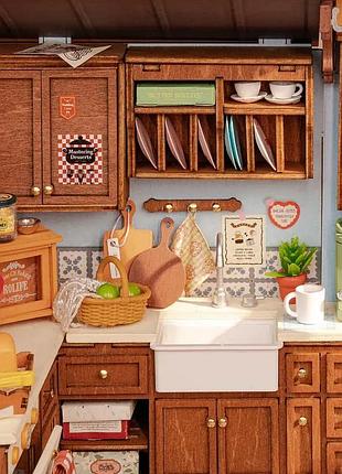 Конструктор 3d мини-домик robotime rolife baking kitchen dg172 5