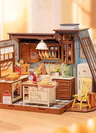 Конструктор 3d мини-домик robotime rolife baking kitchen dg172 6