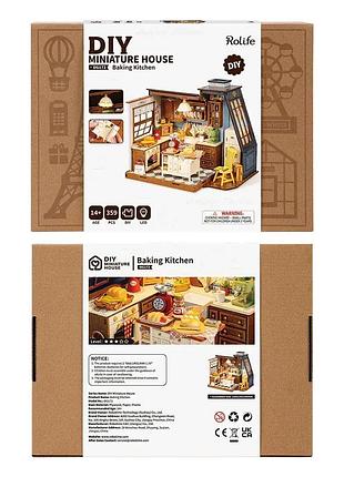 Конструктор 3d мини-домик robotime rolife baking kitchen dg172 8