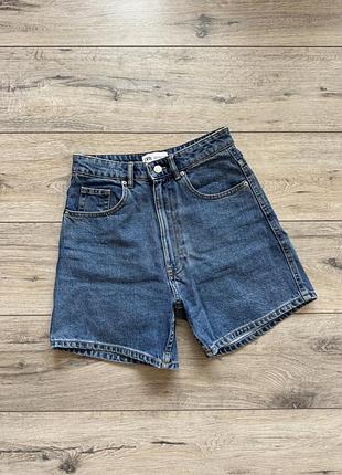 Джинсові шорти zara, оригінал, зара
