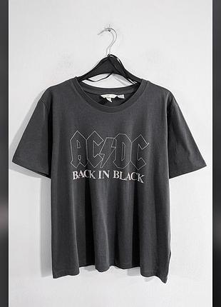 Футболка hennes and mauritz handm hm ac/dc