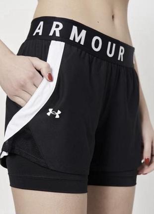Чорні спортивні шорти від under armour