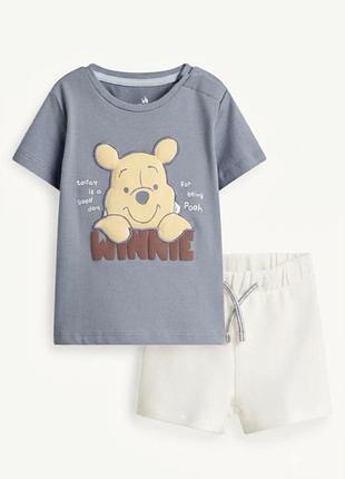Літній комплект c&a winnie the pooh для хлопчика 92 см