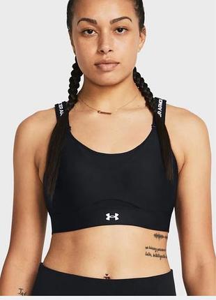 Жіночий топ  бюстгальтер  ua infinity high 2.0 bra under armour 1384112-001 жіночий спортивний топ бра