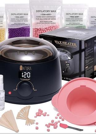 Воскоплав intora wax heater + полный набор для шугаринга и восковой депиляции (новый)