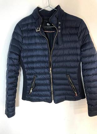 Куртка синя пух zara