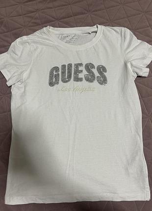 Футболка guess біла