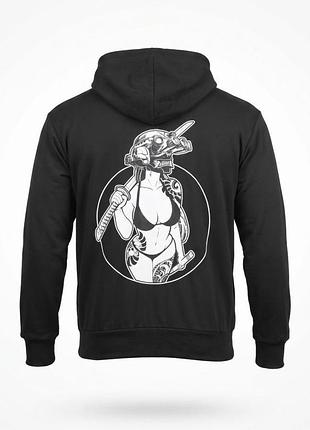 Милитари худи trenash katana black тр6024