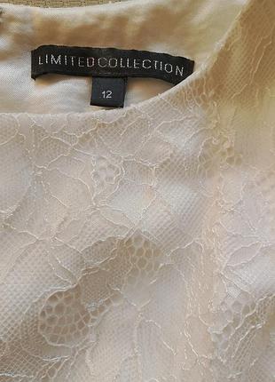✨ изысканное кремовое кружевное платье marks &amp; spencer (limited collection) ✨