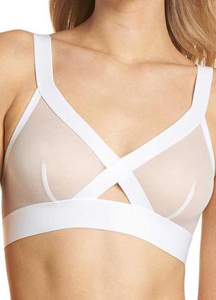 Бюстгальтер бралет белый dkny sheers