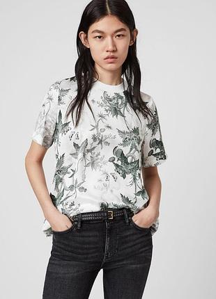Allsaints футболка м віскозна trace evolution топ блузка