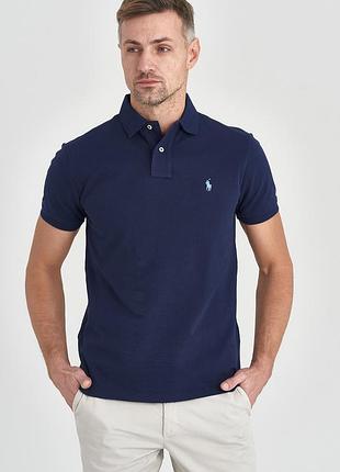 Фиолетовое поло polo ralph lauren classic fit. оригинал
