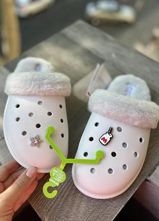 Крокси crocs classic fuzz scuff 37 розмір.
