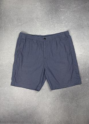 H&m шорти легкі літні льон hm лляні сині сірі олд мані легенькі old money l