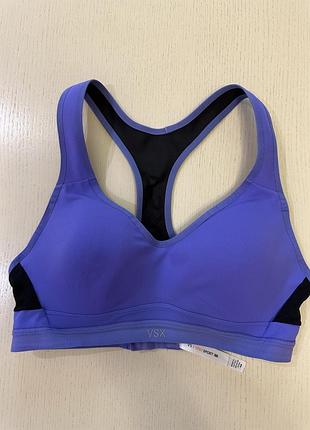 Спортивний топ victoria’s secret sports bra розмір 75b бузково-фволетовий