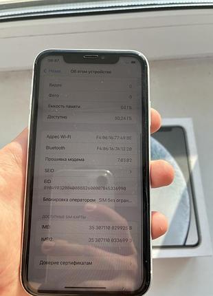 Iphone xr 64 гб білий neverlock 5