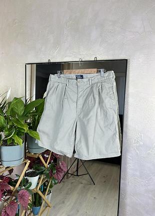 Вінтажні шорти-чінос polo ralph lauren pleated chino