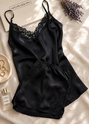 Intimissimi піжама з шортами з натуральної атласної віскози