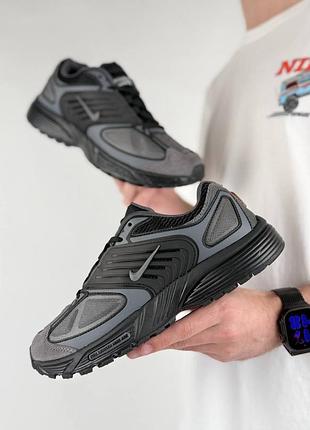 Мужские кроссовки nike air pegasus wave grey black 5