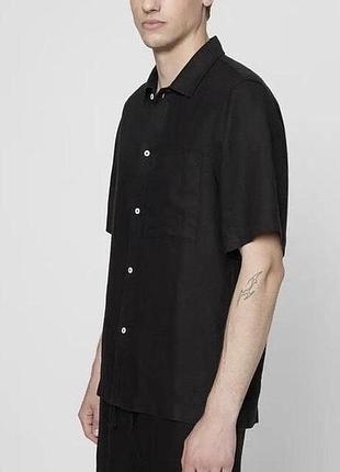 Сорочка короткий рукав віскоза bershka